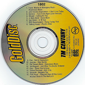 TM Century GoldDisc 1802 cover