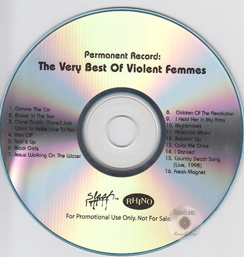 Permanent Record: The Very Best Of cover